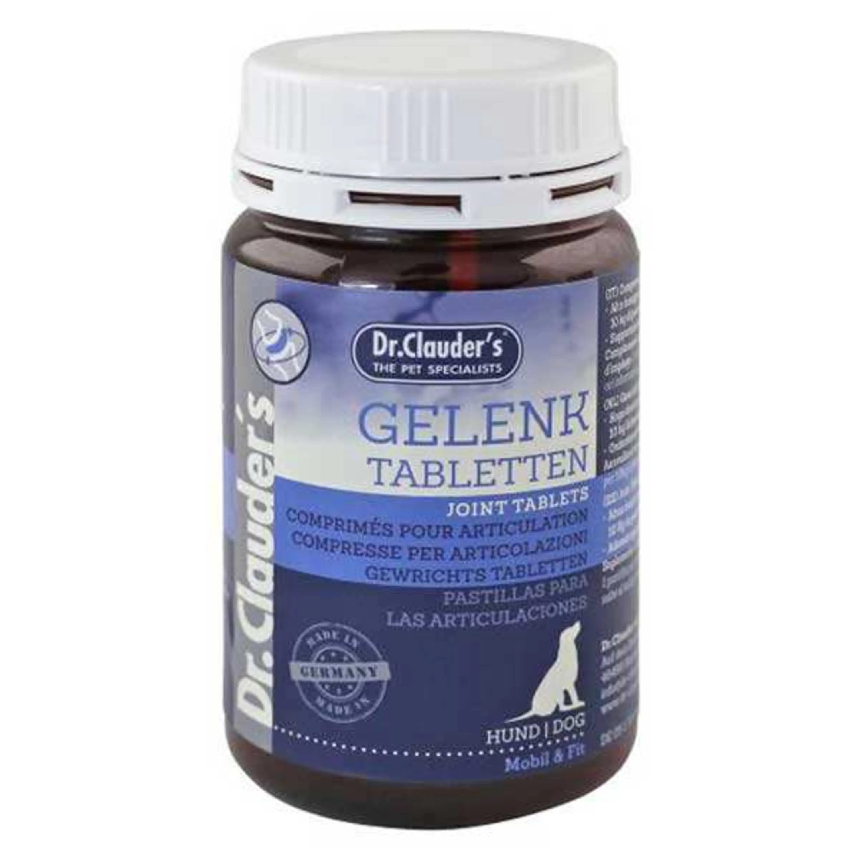 قرص مولتی ویتامین سگ دکتر کلادرز مدل gelenk tabletten وزن 185 گرم